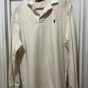 Polo by Ralph Lauren Cream Button Down Shirt